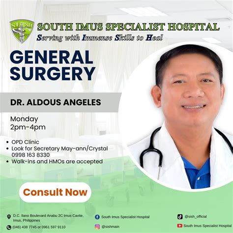 South Imus Specialist Hospital (@sishmain) .